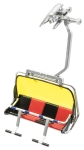 Jägerndorfer JC87300 - I - 4er Sessel - rot/schwarz/gelb